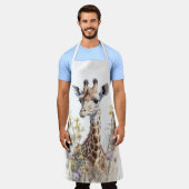 キリン エプロン (着用した状態)