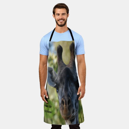 キリン エプロン (着用した状態)