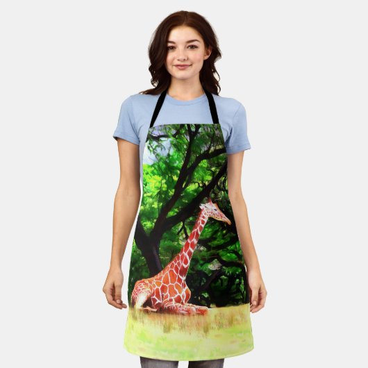 キリン・エプロン エプロン (着用した状態)