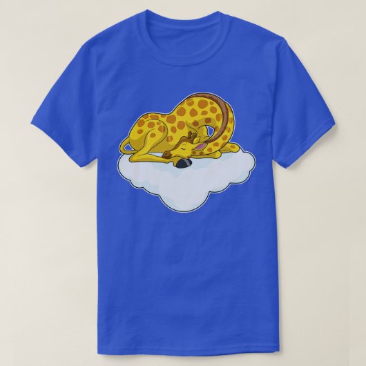 キリン・オン・クラウド Tシャツ (デザイン正面)