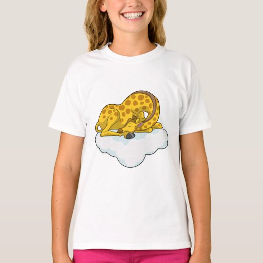 キリン・オン・クラウド Tシャツ (正面)