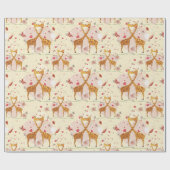 キリン・カップル ラッピングペーパー (フラット)
