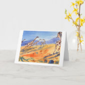 キリン カード (黄色い花)