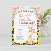 キリン・ガール2歳、2歳の誕生日の招待。 招待状 (スタンド正面)