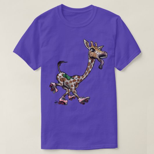 キリン・ガール・キリン愛好家(2) Tシャツ (デザイン正面)