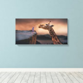 キリン キャンバスプリント (インサイチュ (ウッドフロア))