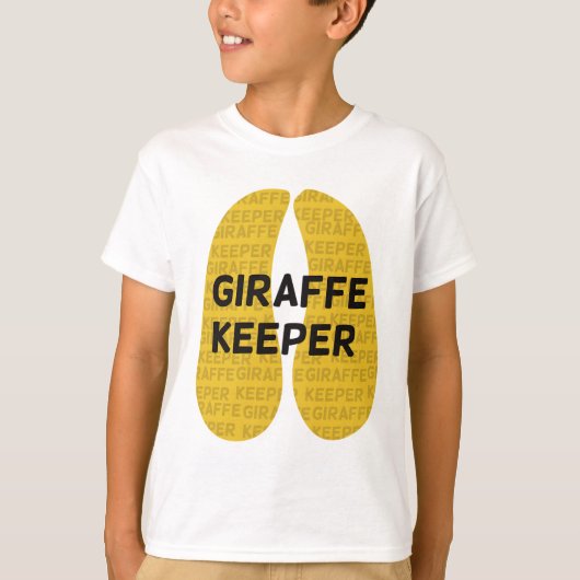 キリン・キーパー・フープリント Tシャツ (正面)