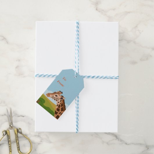 キリン ギフトタグ (より糸付き)