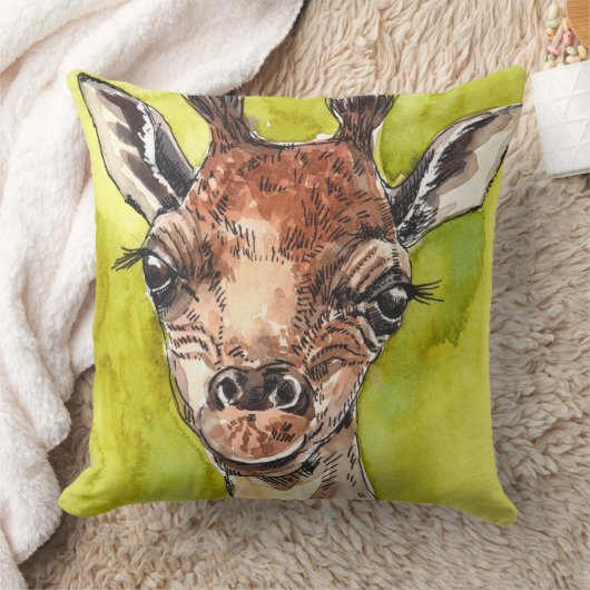 キリン クッション (ブランケット)