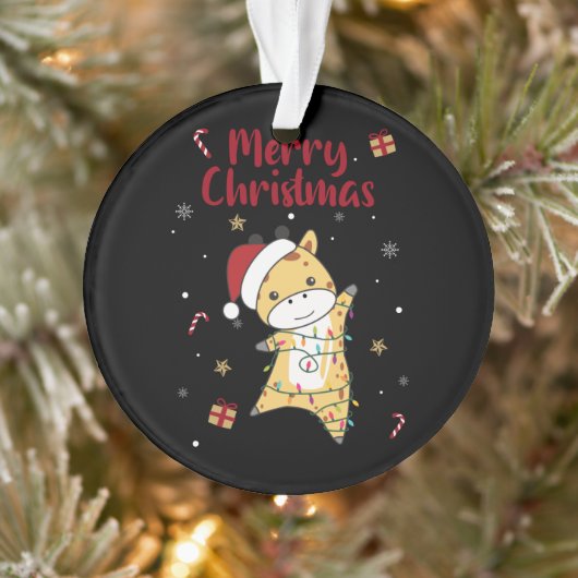 キリン・クリスマスキリン冬季動物 オーナメント (ツリー)