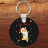 キリン・クリスマスキリン冬季動物 キーホルダー (正面)