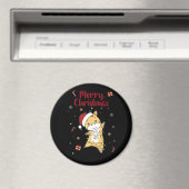 キリン・クリスマスキリン冬季動物 マグネット (インサイチュ (食洗機))