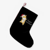 キリン・クリスマス・キリン冬の動物CL スモールクリスマスストッキング (正面 (吊り時))