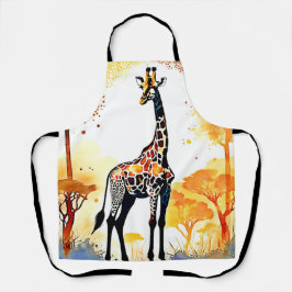 キリン・サバンナ・アート エプロン