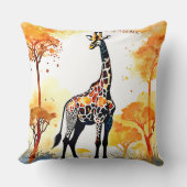 キリン・サバンナ・アート クッション (正面)