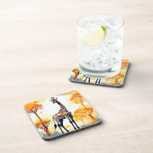 キリン・サバンナ・アート コースター (右側)