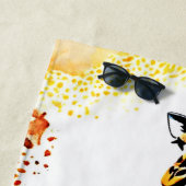 キリン・サバンナ・アート ビーチタオル (インサイチュ)