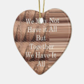 キリン・サファリ・ハクナ・マタタを織り上げて セラミックオーナメント (左)