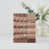 キリン・サファリ・ハクナ・マタタを織り上げて ポストカード (スタンド正面)