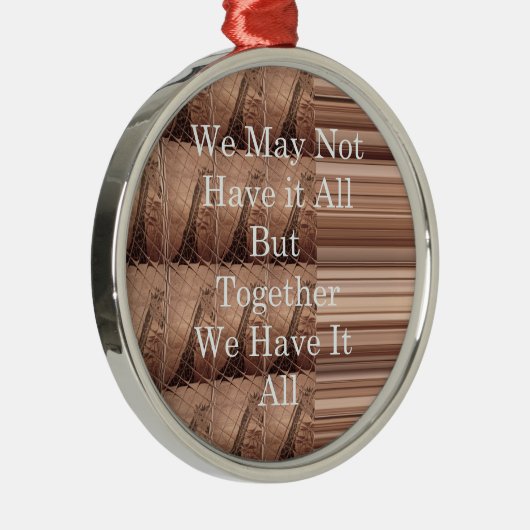 キリン・サファリ・ハクナ・マタタを織り上げて メタルオーナメント (右)