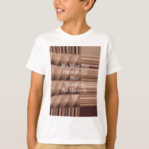 キリン・サファリ・ハクナ・マタタを織り上げて Tシャツ