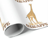 キリン・サファリ ラッピングペーパー (ロールコーナー)