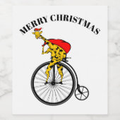 キリン・サンタクロース・クリスマス ワインラベル (シングルラベル)