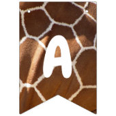 キリン&スキンプリントハッピーバースデーバンティング旗 バンティングフラッグ (第3の旗)