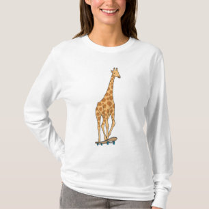 キリン・スケーター・スケートボード Tシャツ