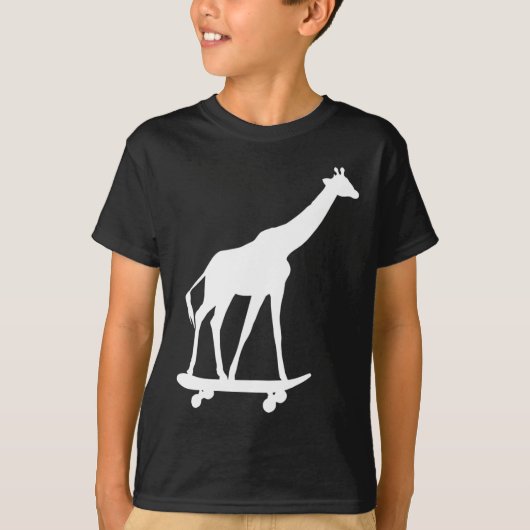 キリン スケートボード Tシャツ (正面)