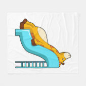 キリン・スライド フリースブランケット (正面(横))