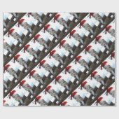 キリン・タン・サンタ ラッピングペーパー (フラット)