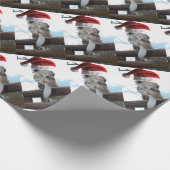 キリン・タン・サンタ ラッピングペーパー (角)