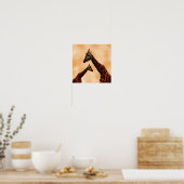 キリン・ダブル・トラブル。 ポスター (キッチン)