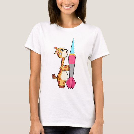 キリン ダーツ ダーツ スポーツ Tシャツ (正面)
