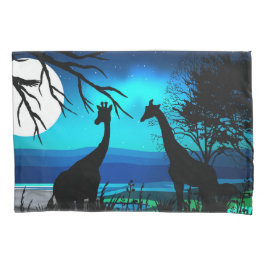 キリン・ツインズ・アフリカ・パーソナライズ・デステニーズ 枕カバー