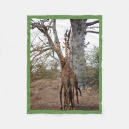 キリン・ツイン可愛いパーソナライズされた運命の運命の フリースブランケット