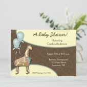 キリン ティール ベビーシャワー 招待状 (スタンド正面)