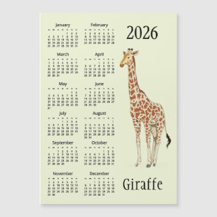 キリン デザイン 2026 カレンダー マグネットカード
