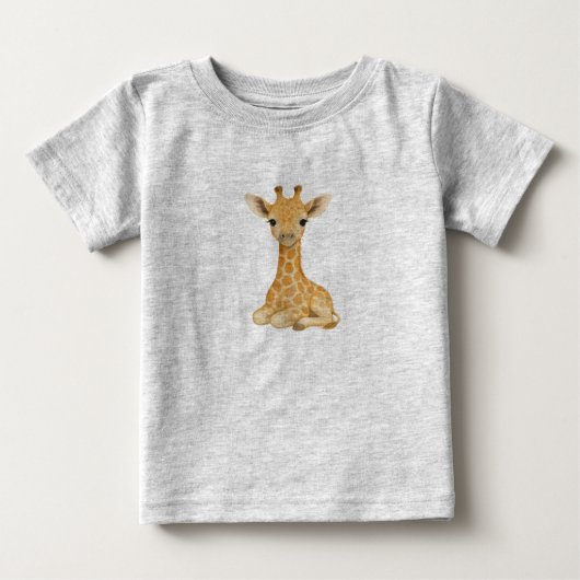キリン トドラーTシャツ ベビーTシャツ (正面)