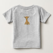 キリン トドラーTシャツ ベビーTシャツ (裏面)