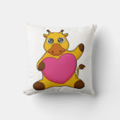 キリン(ハート) クッション (正面)