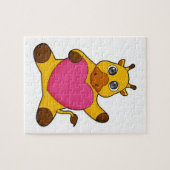 キリン(ハート) ジグソーパズル (横)