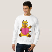 キリン(ハート) スウェットシャツ (正面フル)