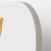 「キリン・パドル – おもしろいとよくはしゃぐデザイン」 ピックルボールラケット (左詳細)