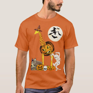 キリン・パンプキンハロウィーンの衣装 Tシャツ