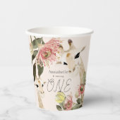 キリン・ピンクフローラガール1st誕生日 紙コップ (正面)