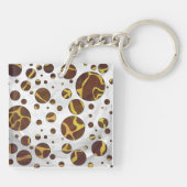 キリン・ブラウン・イエロープリント キーホルダー (裏面)