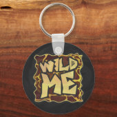 キリン・ブラウン・イエロープリント キーホルダー (正面)