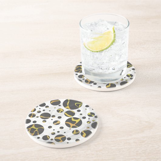 キリン・ブラウン・イエロープリント コースター (側面)